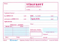 Výdavkový pokladničný doklad - A6 blok (sam)