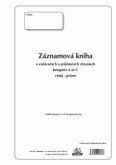 Záznamová kniha o vydávaných a prijímaných zbraniach kategórie A až C