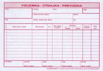 Príjemka - výdajka - prevodka - A5 blok