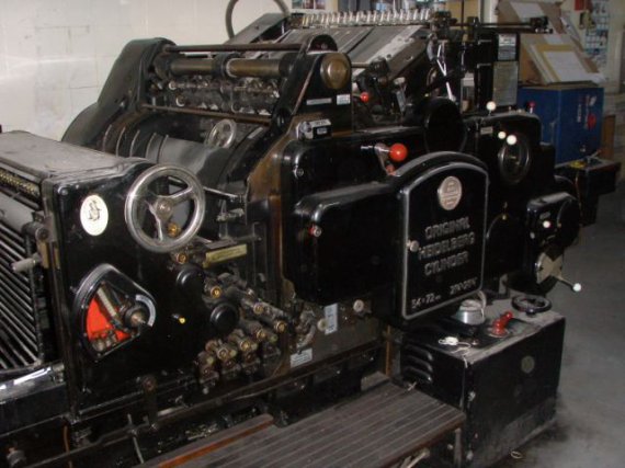 Výsek a perforácie Heidelberg Cylinder