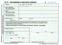 TC 31 POTVRDENIE O CELKOVEJ ZÁRUKE