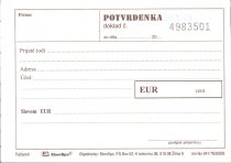 Potvrdenka s juxtou - A6 blok