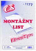 Montážny list - A4 (samoprepis)
