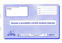Záznam o prevádzke voz. osob. dopr- 100 list