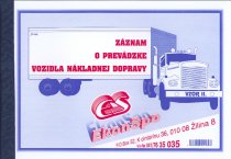 Záznam o prevádzke voz.nákl.dopravy
