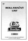 Reklamačný lístok A6 blok